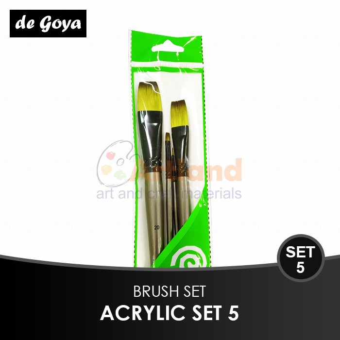 

Kuas De goya Acrylic Set 5