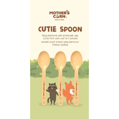 Mother's Corn Cutie Spoon 3 pcs