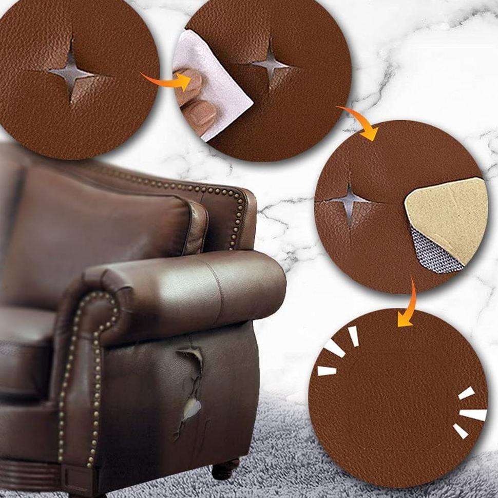 

[PRODUK 6GBBM] Stiker Kulit Sofa Furnitur 20cm X 120cm - Sticker Leather Repair Patch Sofa Furniture 20cm X 120cm KQM