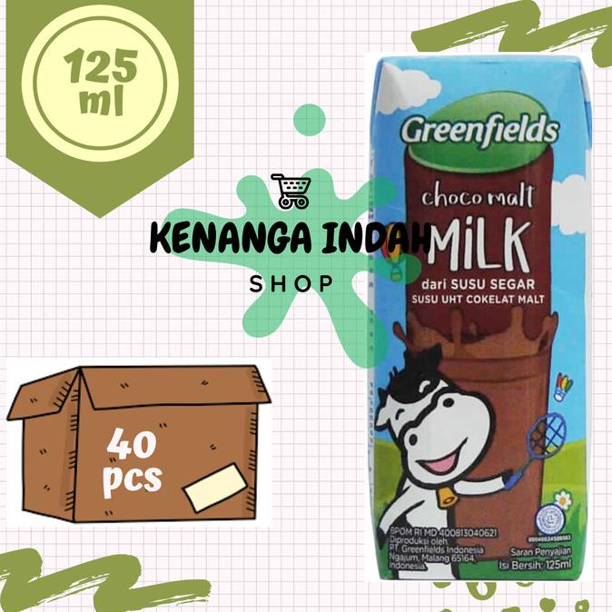 

BAYAR DITEMPAT PROMO GREENFIELDS UHT 125 ML X 40 PCS = 1 KARTON - Chocomalt