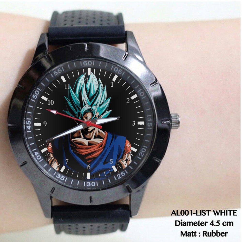 Original jam tangan custom Dragon Ball Goku Premium Kekinian