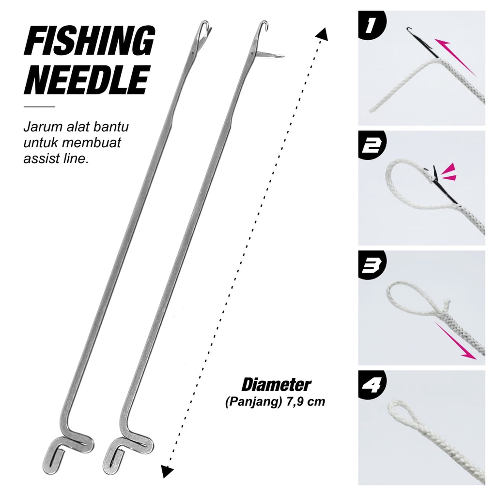 Jarum Kevlar Hollow Assist Hook