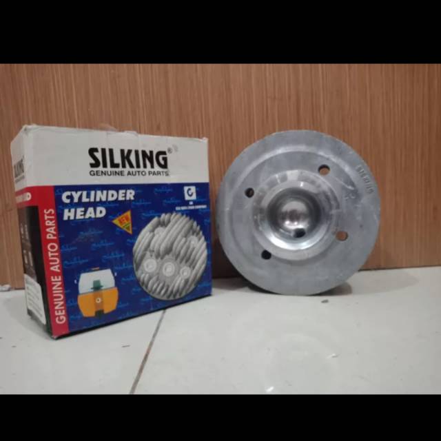 Cilinder head vespa excel exclusive lubang busi panjang