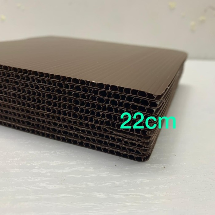 Tatakan Kue Plastik 22 cm Kotak ISI 10 Pcs Alas Cake Makanan