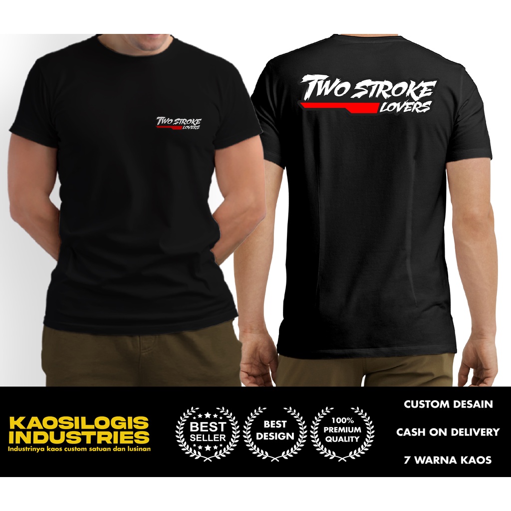 Kaos Baju TWO STROKE LOVERS INDONESIA NEW EDITION DB - Kaosilogis