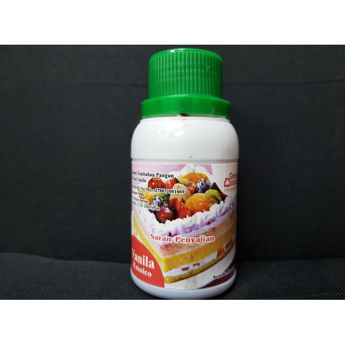 

31.87-Kue- Green House Perisa Vanila Emulco 100Ml -Terlengkap-Termurah-Dijamin.