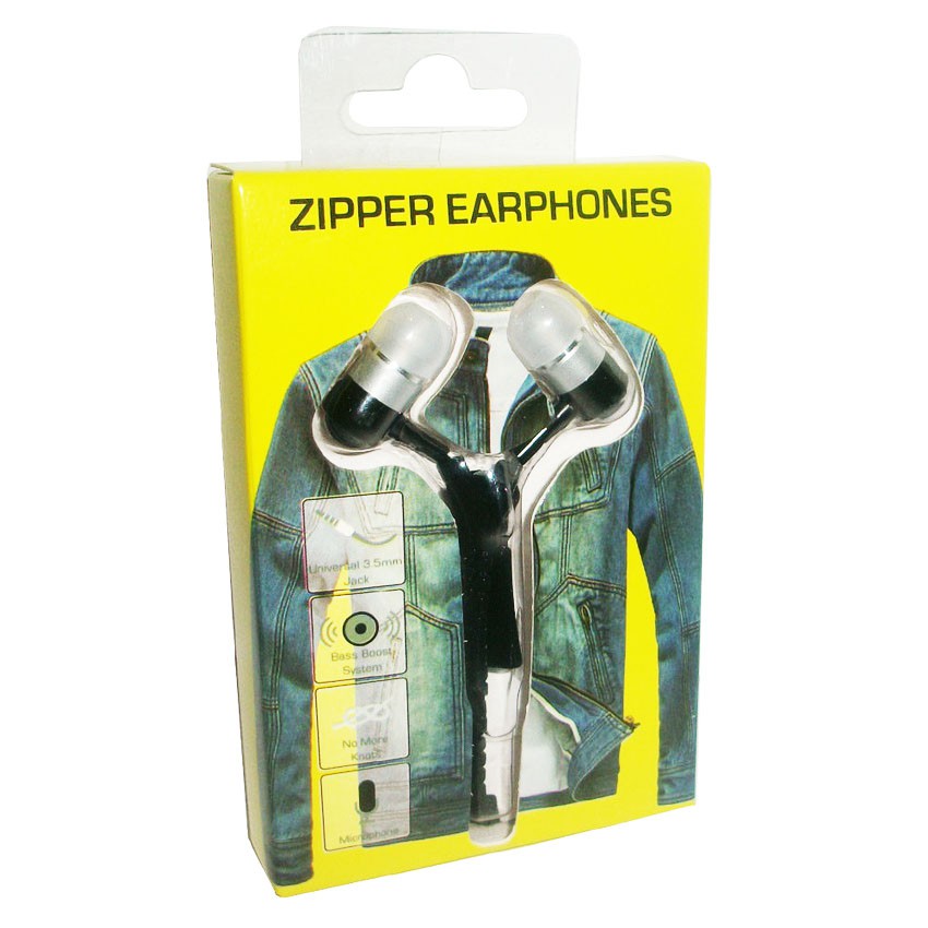 Trend-Universal Earphone Zipper Resleting With Hands Free