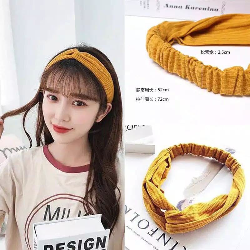 JNY.Co BANDO BANDANA RAJUT POLOS KOREA