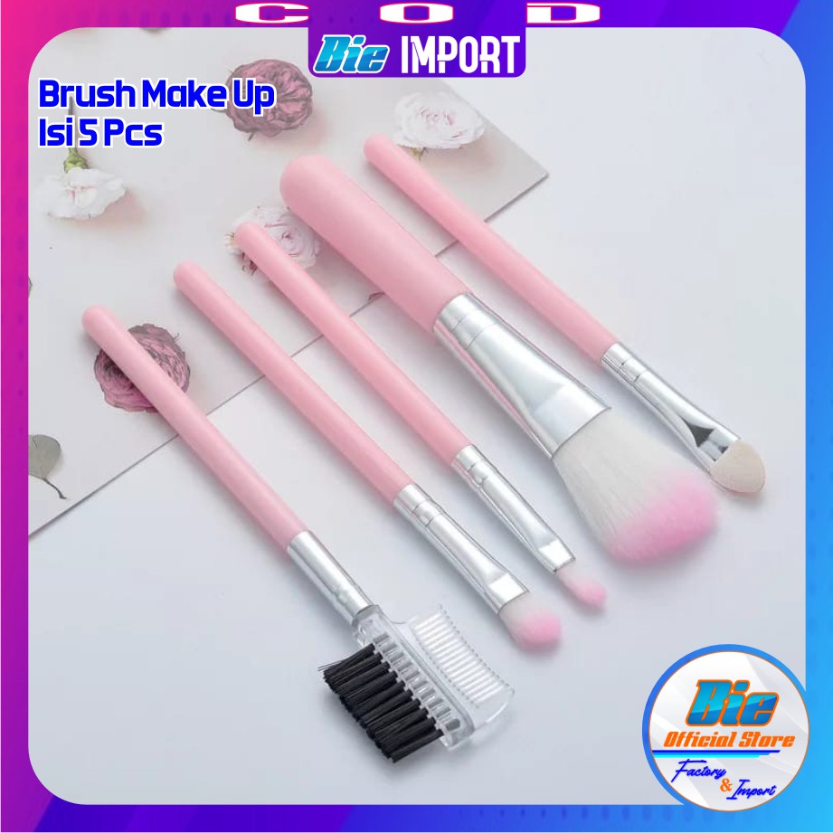 Isi 5 Pcs Kuas Make Up Set Korea