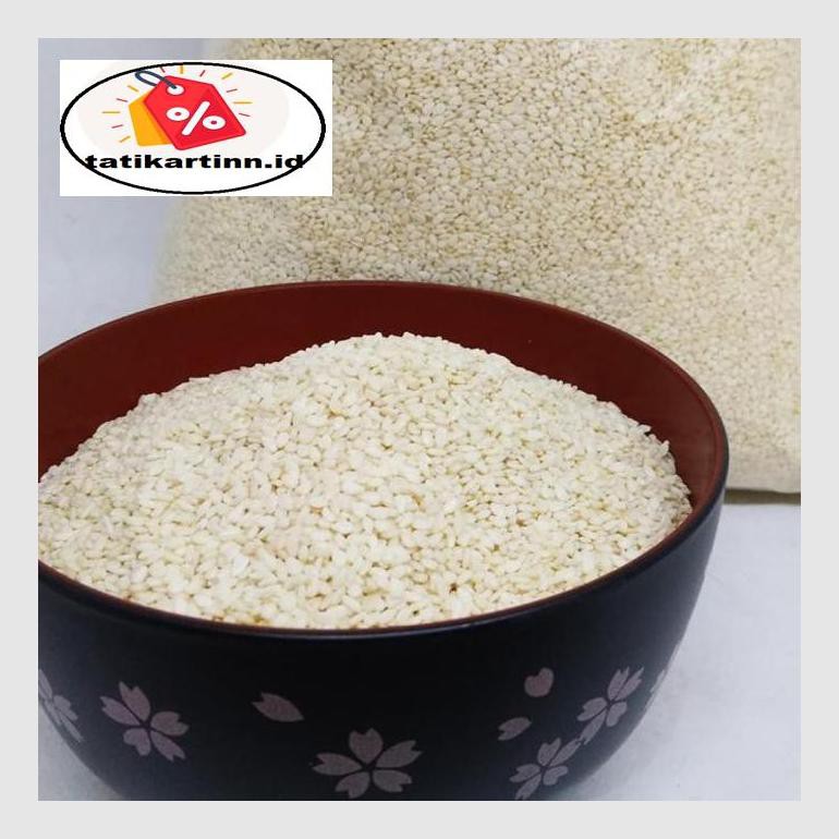 

S50Tat White Sesame Seed 100Gr - Biji Wijen Putih Organic Atr05Ytt