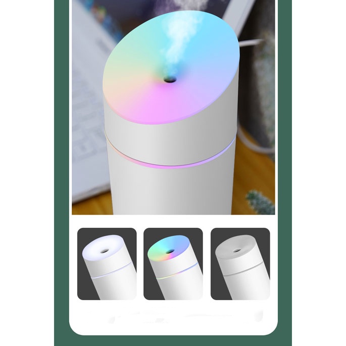 Air Humidifier Diffuser Pelembab Udara Lampu Tidur RGB 450ml - SJD-03