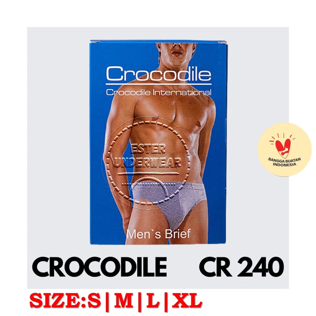 Celana Dalam Pria CROCODILE  CR 240 ISI-3 PCS