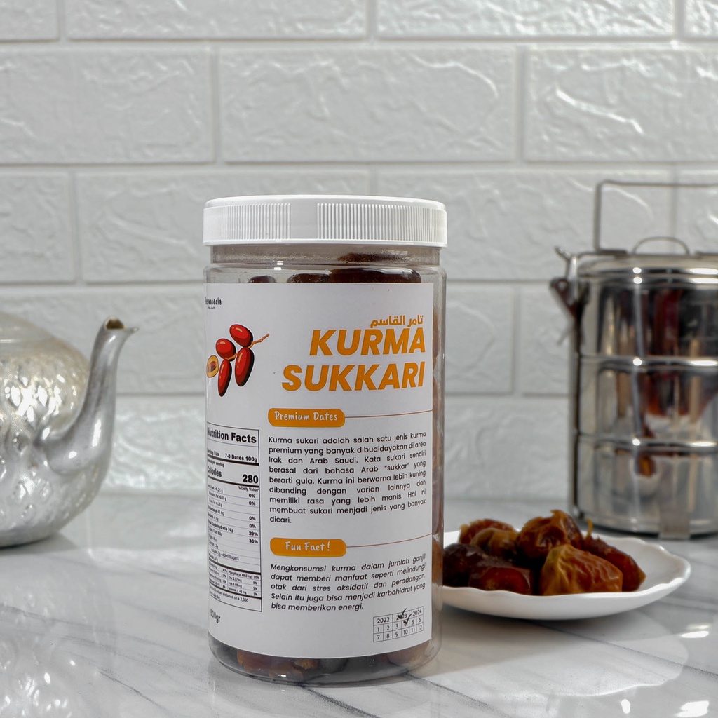 Kurma Sukari Premium 500gr / Kurma Sukkari