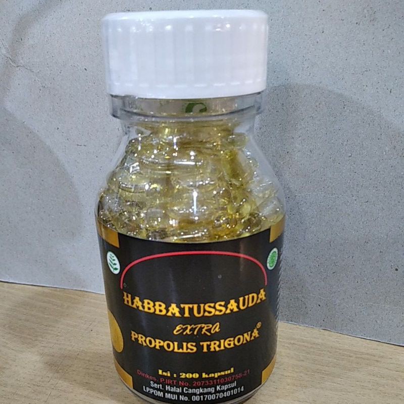 Kapsul habatusauda extra propolis trigona isi 200
