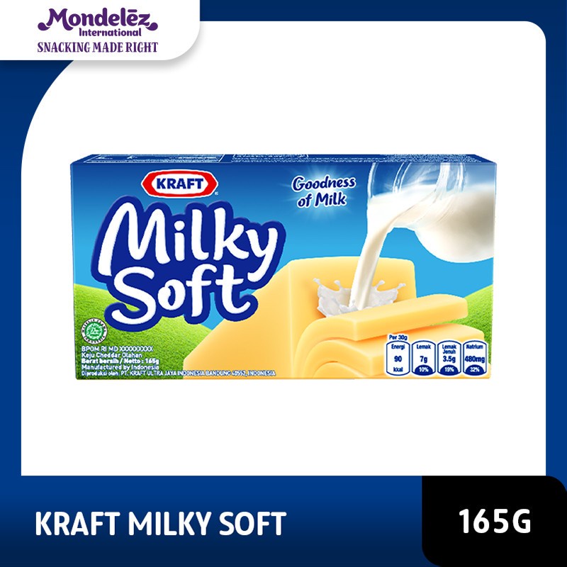 

Mondelez Kraft Keju Milky Soft 165gr