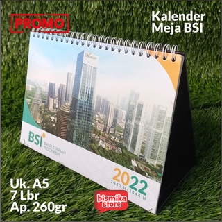 Jual Kalender Meja 2022 BSI BANK SYARIAH INDONESIA  Shopee Indonesia