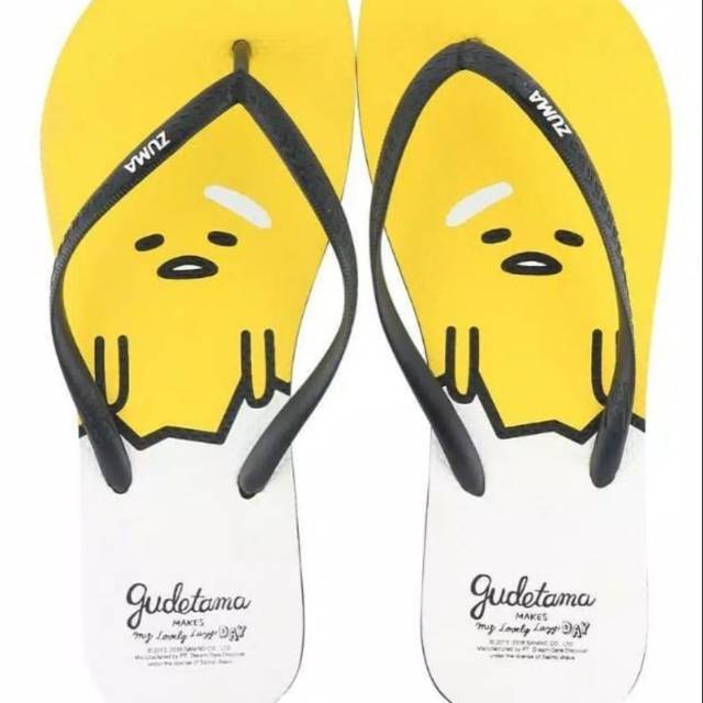 Zuma Ladies Sandal Collab 4 Zuma X Gedetama Black Size 41/42