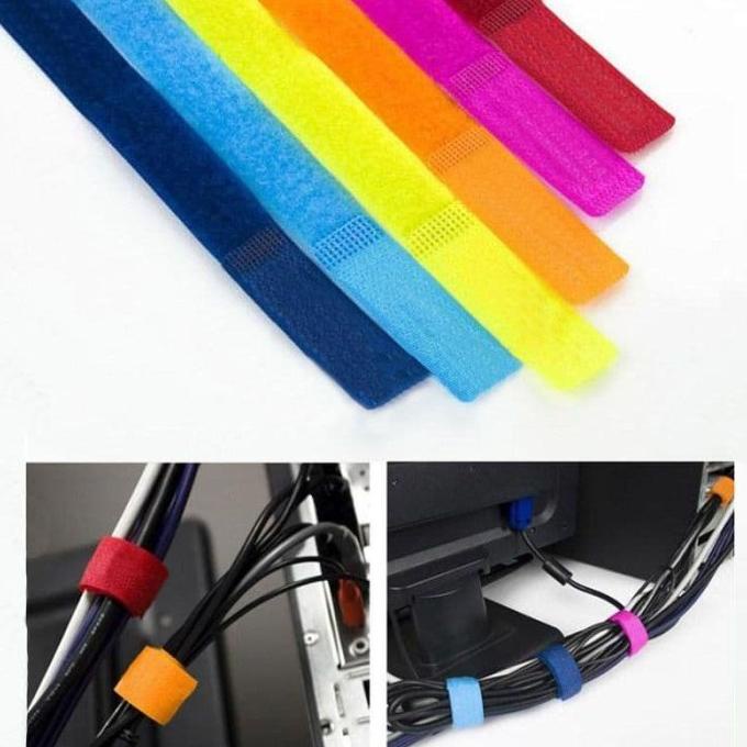 

Murah Velcro Strap Binder Tali Pengikat Perapih Penjepit Kabel Organizer