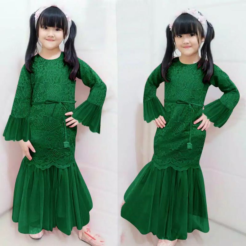 GAMIS COUPLE BRUKAT DUYUNG/GAMIS COUPLE IBU DAN ANAK