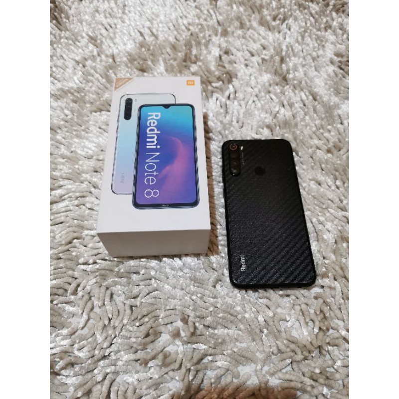 redmi Note 8 ram 6 128GB fulset bergaransi