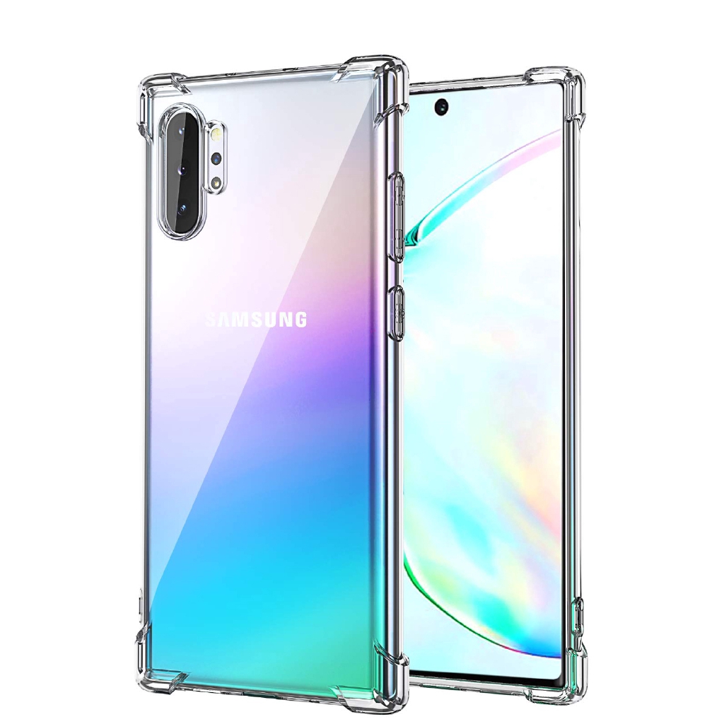 Slim Hybrid Crystal Clear TPU Pelindung Case Untuk Samsung Galaxy S10 S9 S8 S7 S6 Plus Note10 Note9