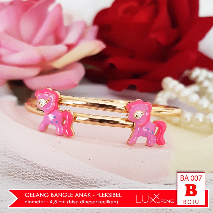 BA 007 Gelang Anak Murah Gelang Kitty Warna Lucu Perhiasan Set Anak Xuping Kado Bayi Luxx Xuping