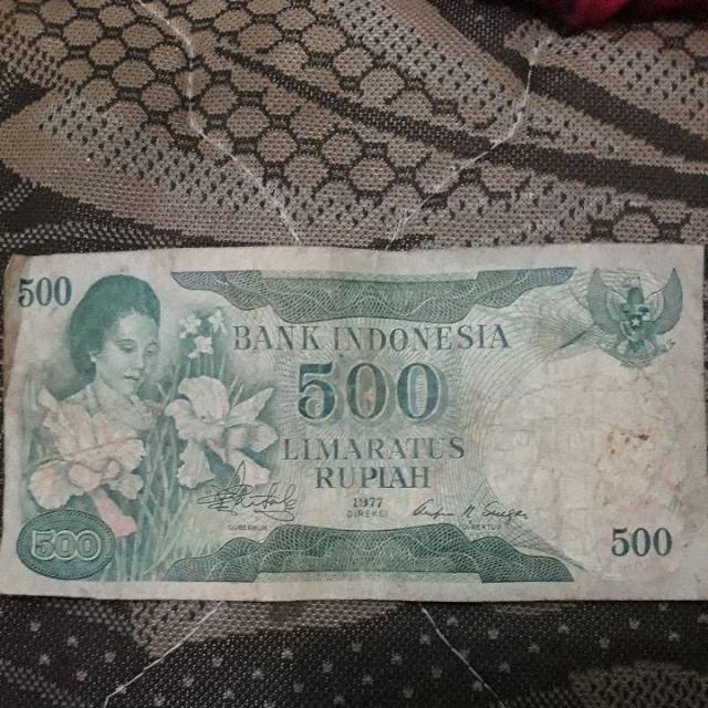 Uang lama 500 rupiah tahun 1977