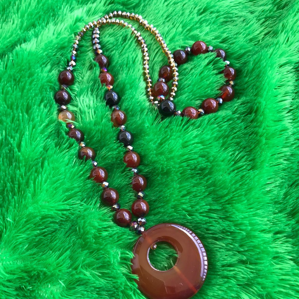 Kalung Gelang Batu Alam/ kalung Batu Martapura