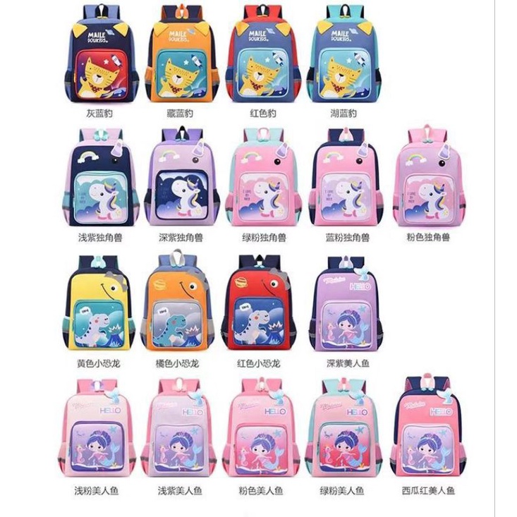 TAS RANSEL SEKOLAH ANAK / BACKPACK ANAK IMPORT / TAS RANSEL KARAKTER / RANSEL 3D