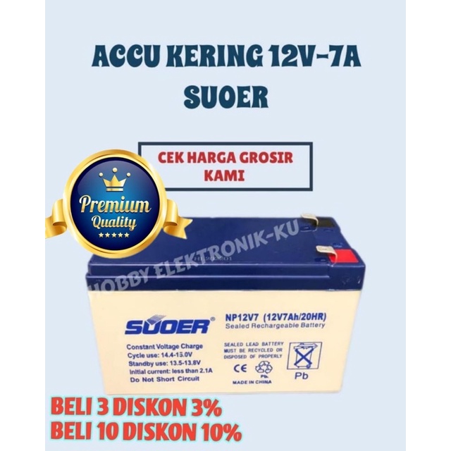 ACCU KERING 12V 7A SUOER