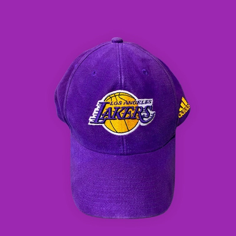 topi nba lakers collabs with adidas vintage second original