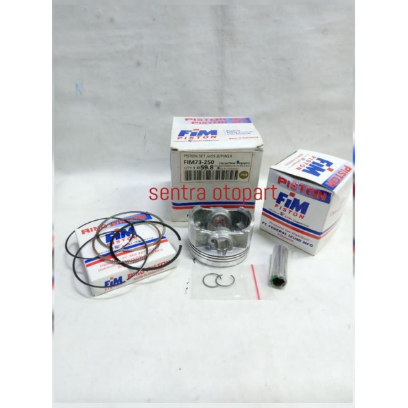 piston seher kit megapro monoshok oversize 250 original fim