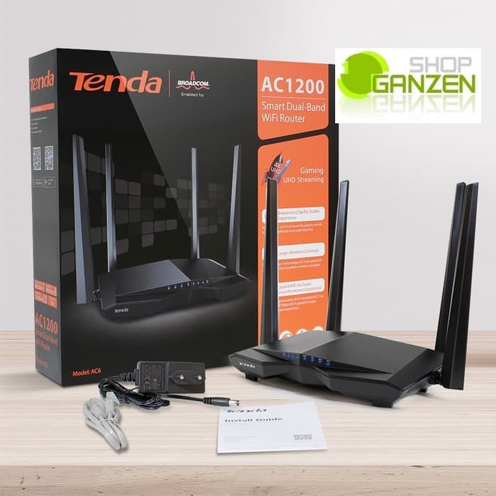 Tenda AC6 AC1200 Smart Dual-Band Wireless Router