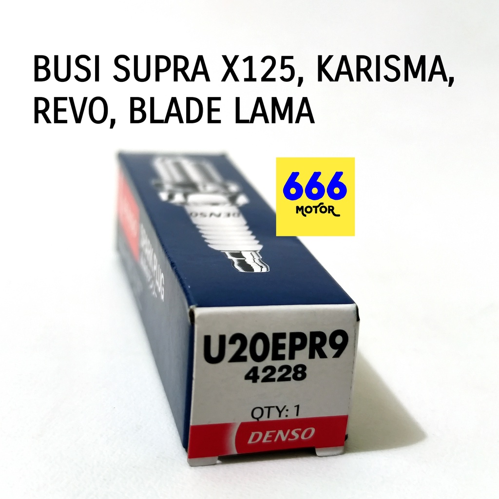 BUSI SUPRA X 125 KARISMA REVO BLADE LAMA U20EPR9 4228 DENSO