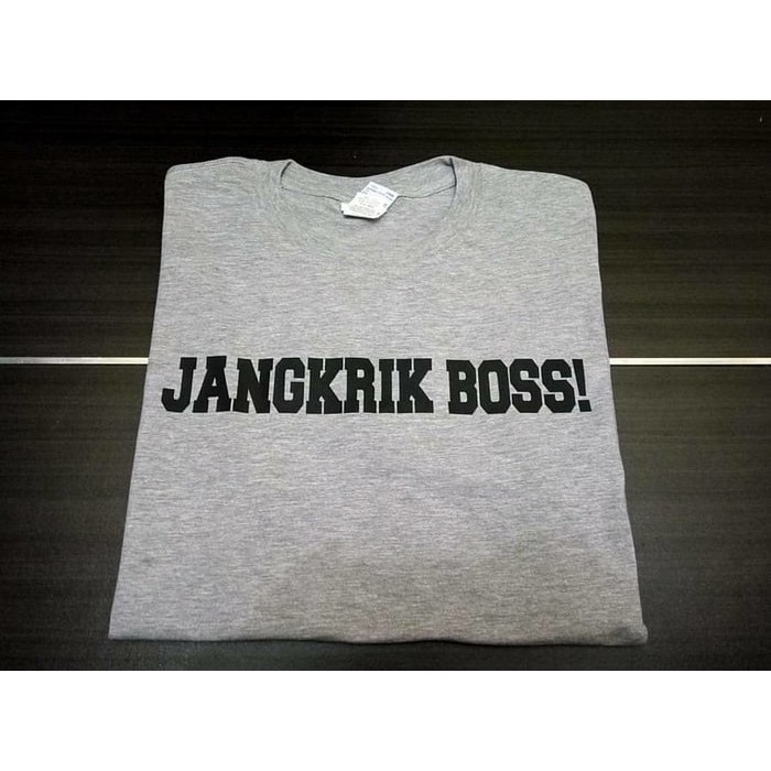 Kaos Tshirt Baju Combed 30S Distro Jangkrik Boss!