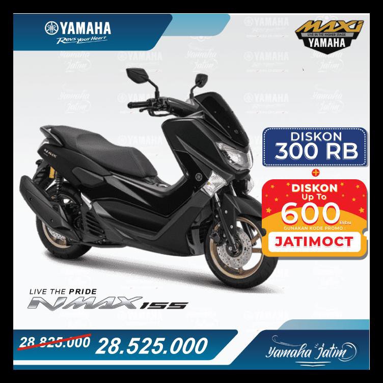 Sepeda Motor Yamaha NMAX 155 Non ABS Surabaya - Hitam DISKON