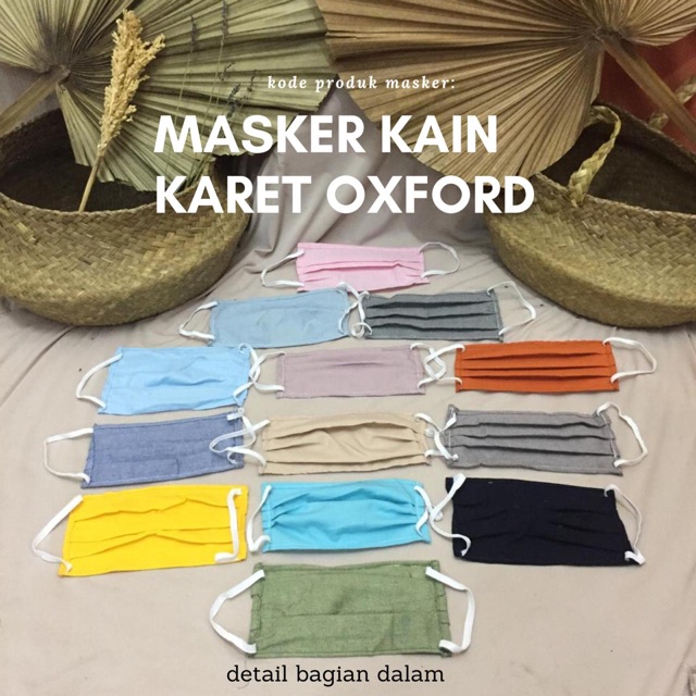 MASKK KAIN KARET (EARLOOP) | RANDOM WARNA