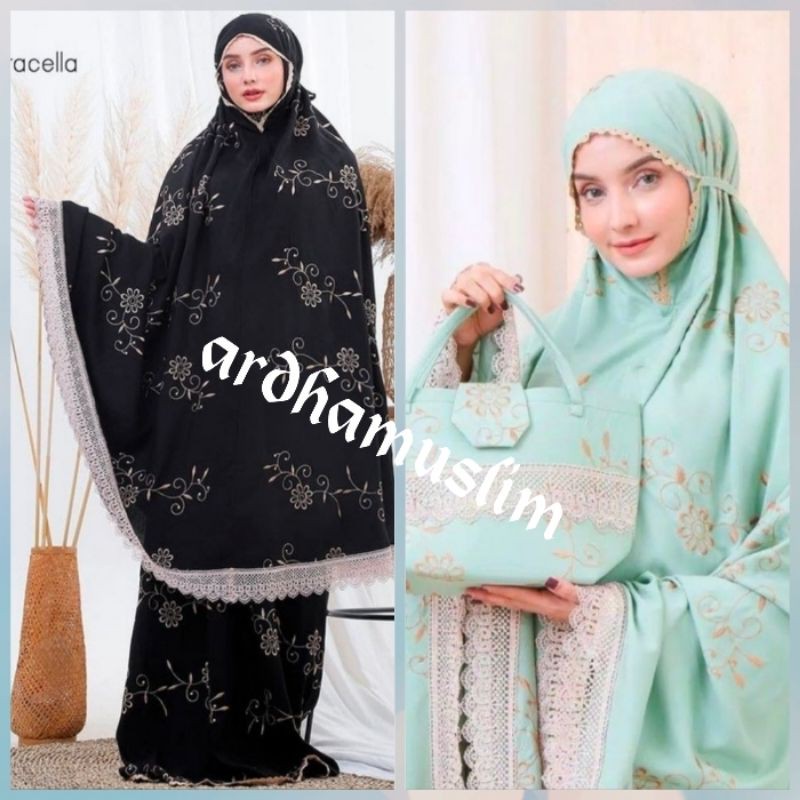 MUKENA GRACELLA KATUN RAYON JUMBO TERBARU 01