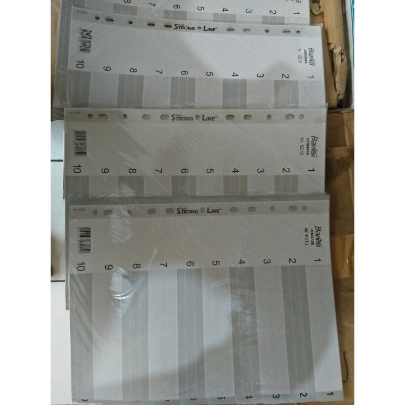 

Devider/Pembatas File A4 Bantex