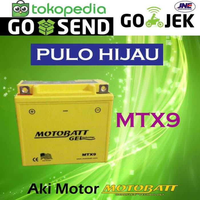 NEW Aki Motor Motobatt MTX9