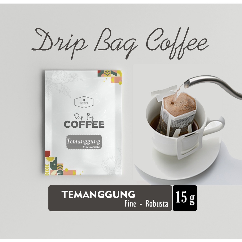 

ALINEA COFFEE - KOPI ROBUSTA TEMANGGUNG WITH DRIP BAG