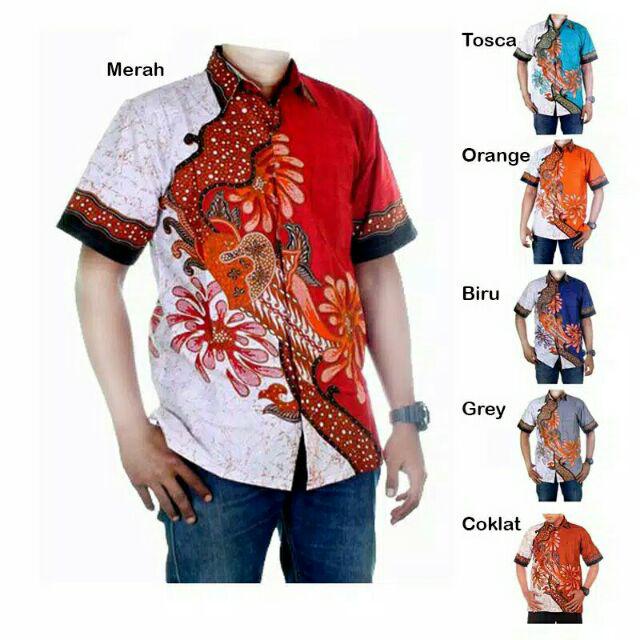 Baju Batik Pria | Kemeja Batik | Hem Batik Modern Riyan