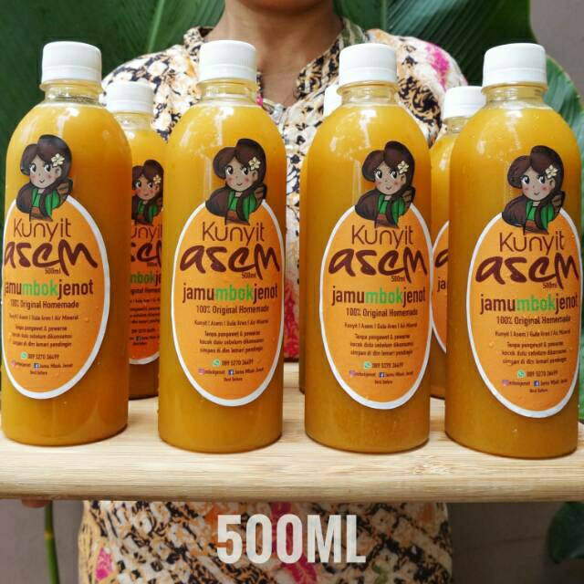 Kunyit Asem 500ml Jamu Jamu Mbok Jenot minuman  sehat 