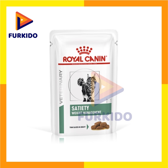 Royal Canin VET Cat Satiety Pouch 85 Gr / Makanan Basah Kucing