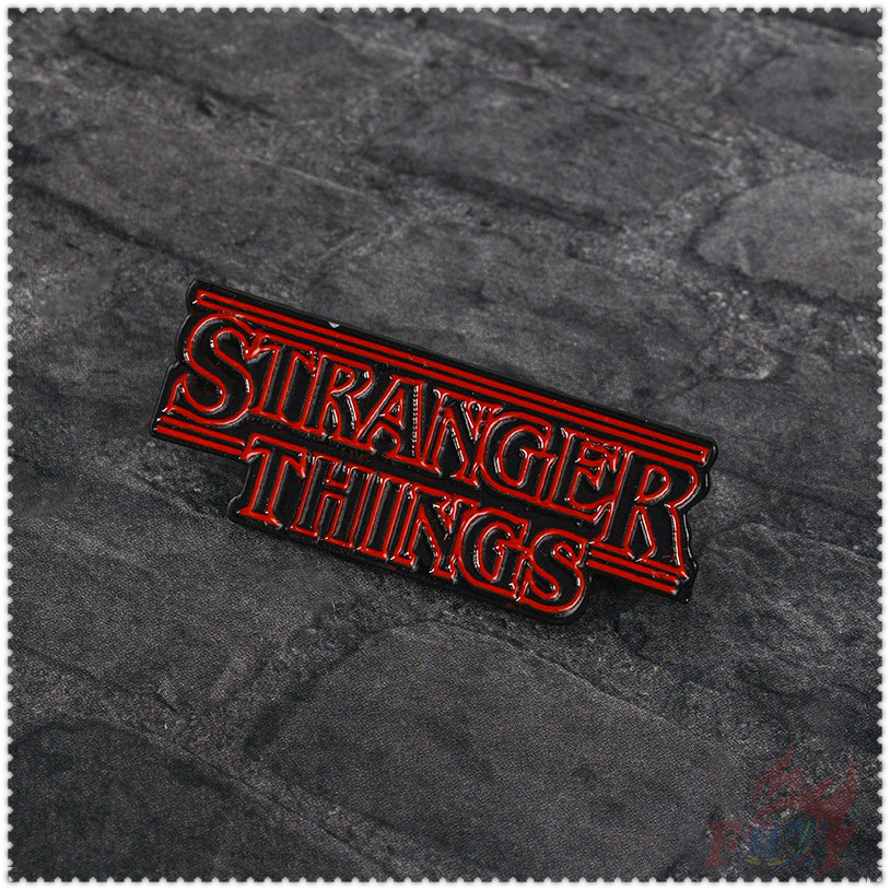 1pc Bros Pin Enamel Desain Serial Tv Stranger Things-6