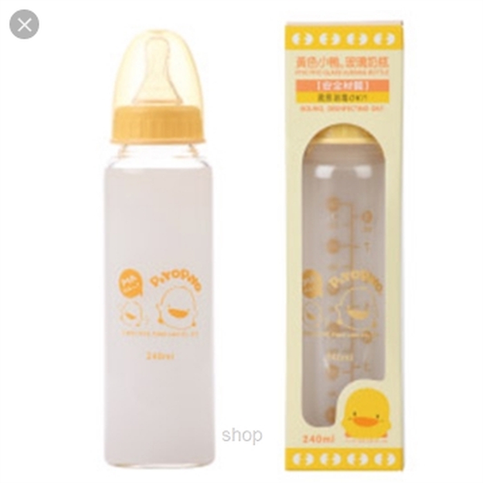 Piypiyo Glass Nursing Bottle 240ml PY83027