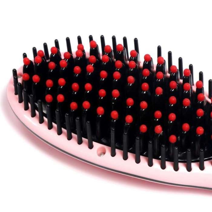 Catok Sisir Rambut HQT-906A Catokan Sisir Rambut Pelurus Fast Hair Brush Straightener