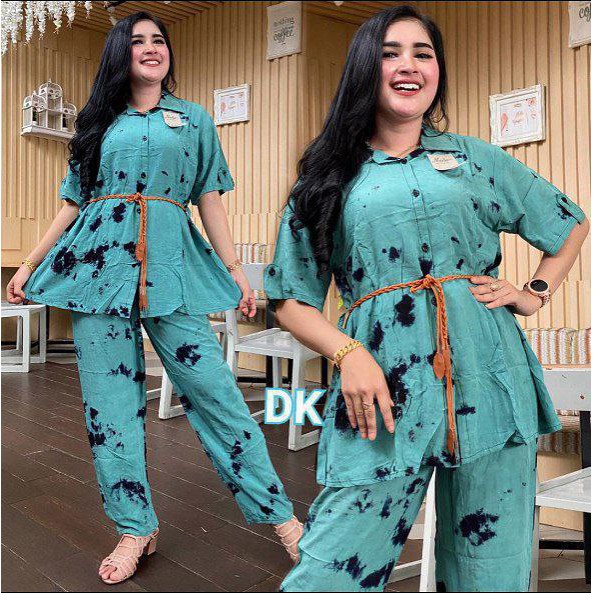 TIE DYE SET PAJAMAS ONE SET PAJAMAS TIE DYE PAJAMAS KATUN RAYON TIE DYE