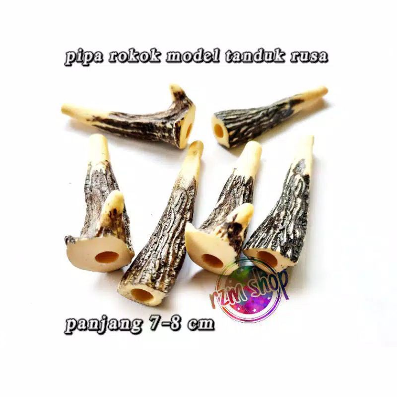 pipa rokok once cangklong model tanduk rusa ORI