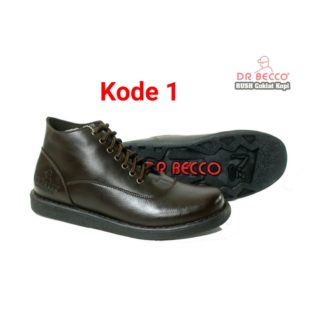 Sepatu Boots Pria Brodo Bahan Kulit Sapi Original Handmade